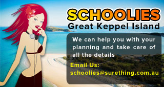 Great Keppel Island Schoolies  Packages & Accommodation  
