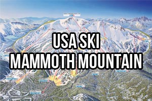 USA ski Mammoth Mountain