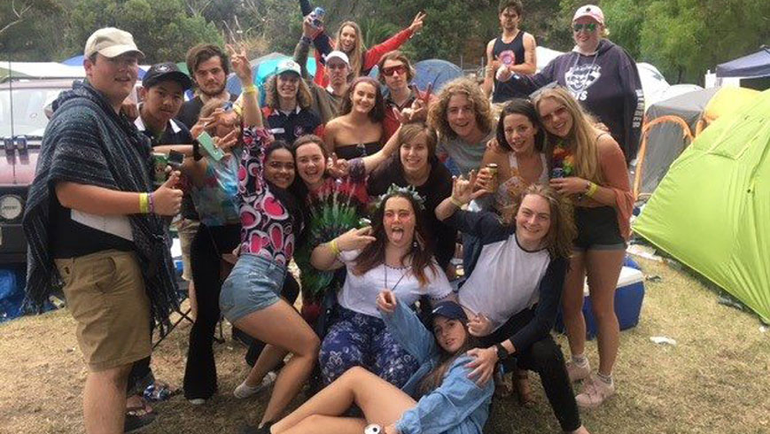 schoolies campers